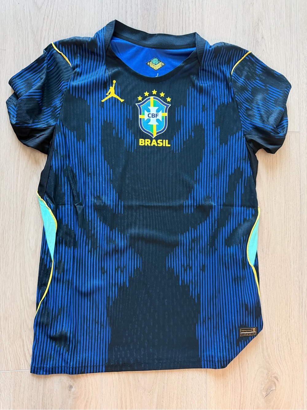 Nike Jordan x Brasil CBF Training Jersey - Blue & Black - NWOT